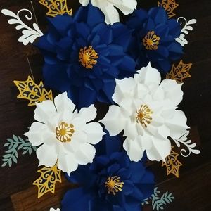 Paper Flower Wall Decor